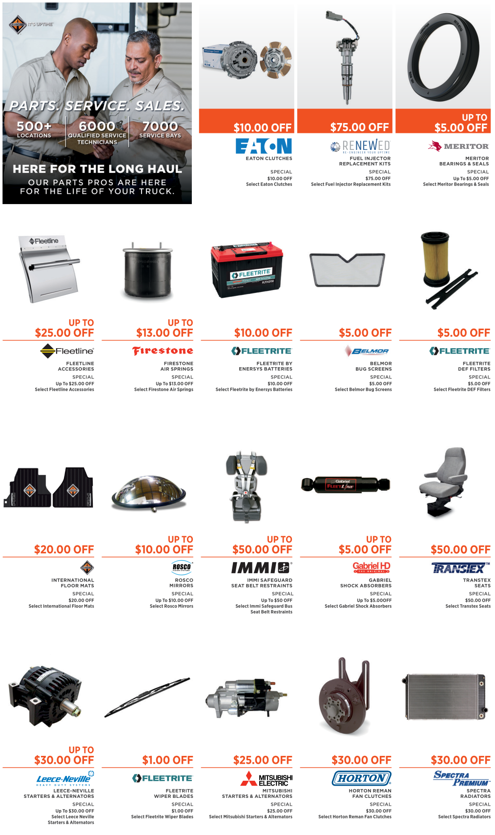 Parts Flyer Ad